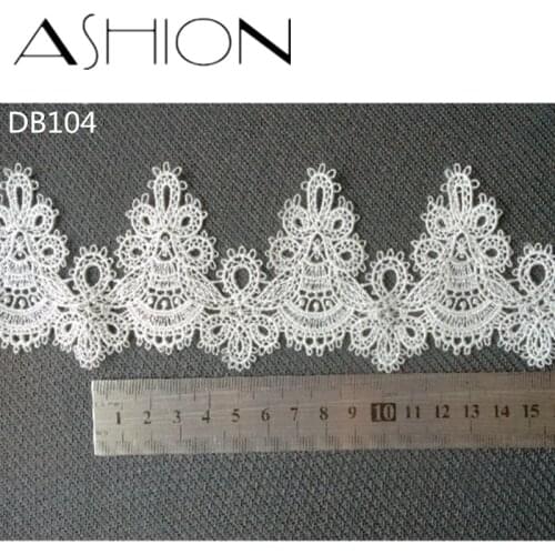 3 yards 70MM white Embroidered Lace Fabric DIY skirt hem Dance costumes Garment Accessories lace trim Sewing Craft LP-DB104