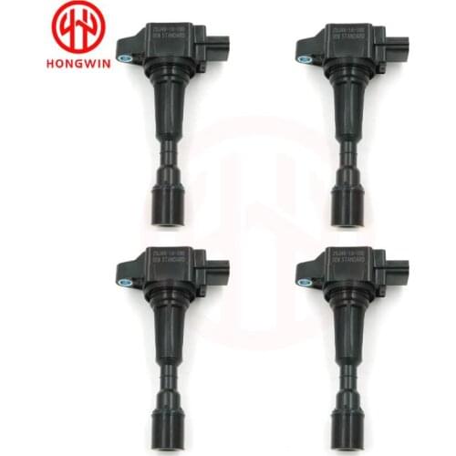 4pcs Genuine No.: ZJ4918100 Ignition Coil Fits MMazda 3 M3 1.6 M2 ZJ Z6 ZJ20118100A , ZJ2018100 , ZJ4918100 , ZJ4918100A