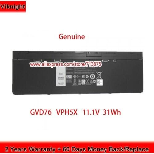 Genuine 11.1V 31Wh GVD76 Battery for Dell Latitude E7240 E7250 E7440 451BBFW 451BBFX HJ8KP NCVF0 VPH5X