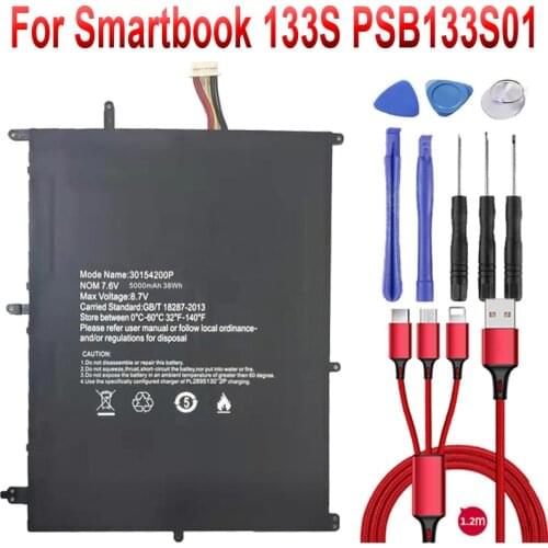 Battery For Prestigio For Smartbook 133S PSB133S01 PSB133S01CFH_DG_CIS 7.6V 5000mAh 38WH+USB cable+toolki