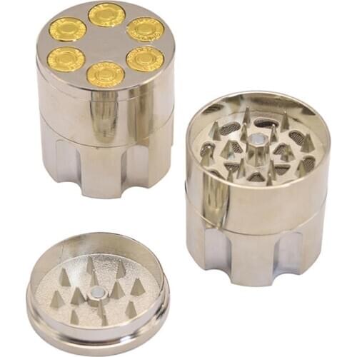 Aluminum Grinder 3 Pieces 40mm for Smoking Weed Tobacco Grinders Machine Herb Spice Hemp Cannabis Smoke Mill Accessories