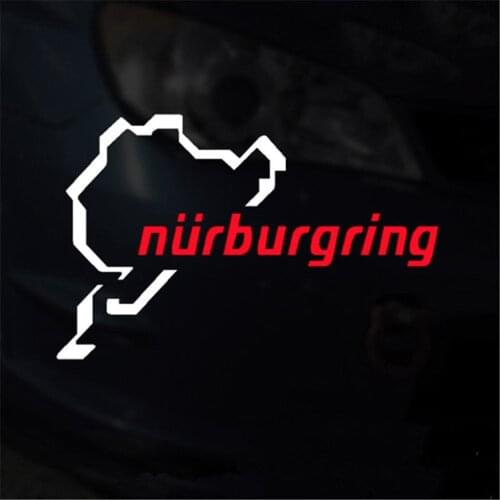 Classic DesignCar Stickers The Racing Track Nurburgring Sticker Car Deca CarWaterproof Auto Sunscreen Car-Sticker kk20*12cm