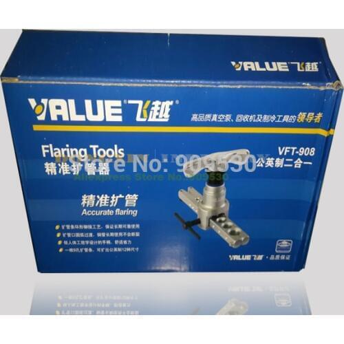 Free shipping New Arrived VALUE 9 Diameter Flaring Tool VFT-908 Metric and Inch Hole Meet Your Requirements
