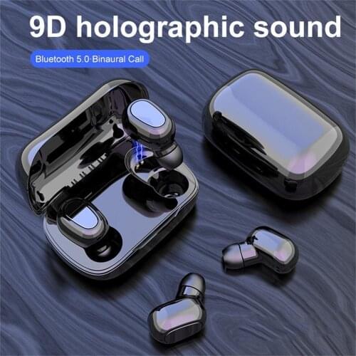 L21 TWS Bluetooth Wireless Earbuds Sports Waterproof Mini In-Ear Headset with Mic Support iOS/Android Bluetooth Earphone