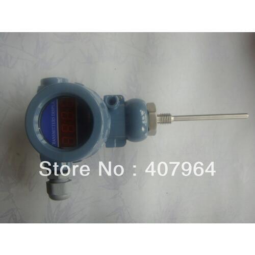 Digital display 0-100C Industrial Pt100 Temperature Transmitter with 4-20mA Output