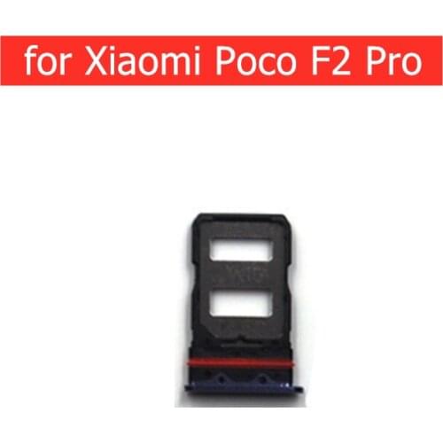 For Xiaomi Poco F2 Pro Card Tray Holder SIM Micro SD Card Slot Adapter Holder Repair Spare Parts