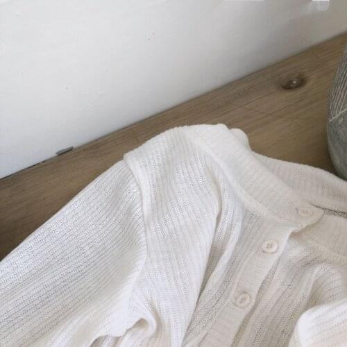 Childrens Clothing Baby Boys and Girls Bottoming Sweater Autumn New Kids Solid Korean Knitted Sweater Girls Pullover Sweaters