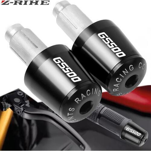 For SUZUKI GS500 GS 500 1989-2008 1990 1991 1992 1993 Motorcycle Accessories 7/8" 22MM Handlebar Hand Grips Handle Bar End Cap