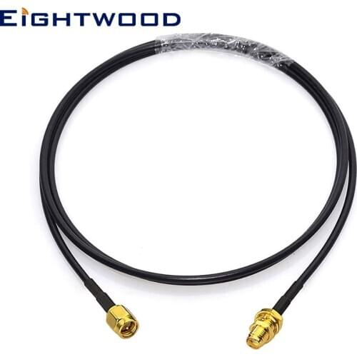 SMA Male to SMA Female Bulkhead Mount RG174 Antenna Coaxial Cable 1m for Cellular Amplifier RTL SDR USB Dongle ADS-B Receiver