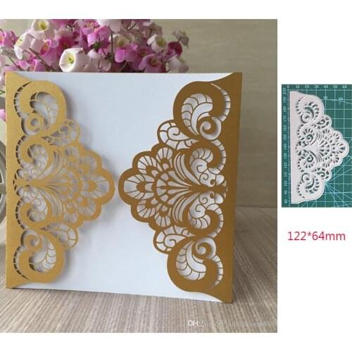 Metal Cutting Dies Stencils Etched Frame Background for Craft Scrapbooking Album Paper Card making New Punch Dies Cut Template