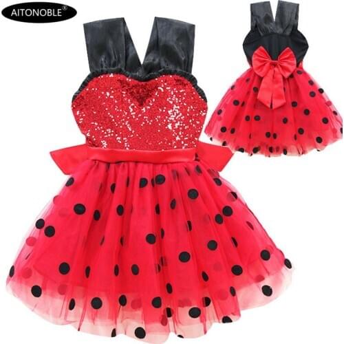 2020 Aitonoble New Spring-Summer Girls Beach Dress Girls Dress Sleeveless Princess Cosplay Dress Nightdress Bikini