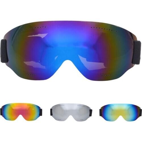 2021 NEW Universal Single Layer Ski Goggles Big Spherical Snow Goggles Mountaineering Windproof Glasses For Adults And Children