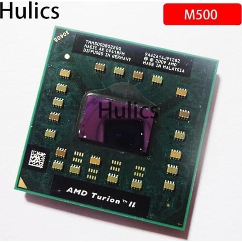 Hulics Original AMD Turion II Dual-Core Mobile M500 2.2 GHz Dual-Core Dual-Thread 2009 09 CPU Processor TMM500DBO22GQ Socket S1