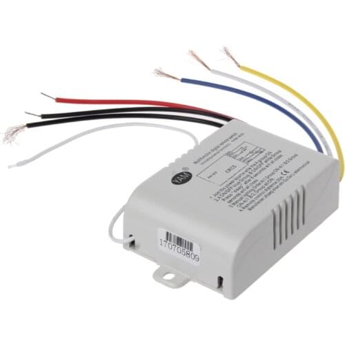 P15D Wireless 3 Channel ON/OFF Lamp Remote Control Switch Receiver Transmitter