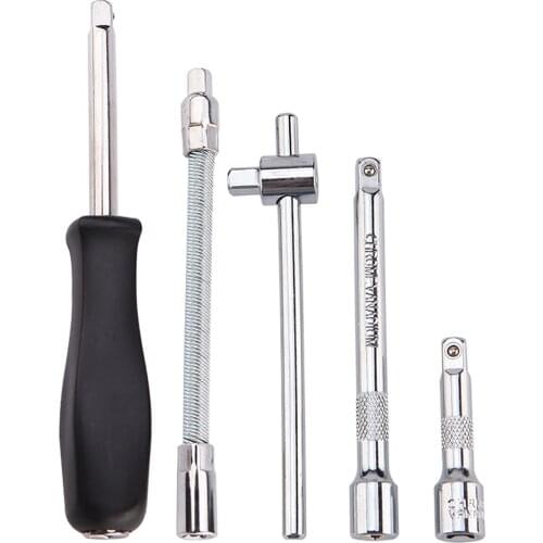 1Pcs 1/4 Inch Interface Wrench Socket Adapter 6.35mm Multi-function Connecting Rod Screwdriver Socket Hand Tool Parts