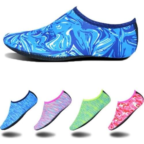Portable Colorful Beach Shoes Anti-slip Breathable Quick Dry Swimming Kids Water Shoes Diving Socks for Children Adult Men Women