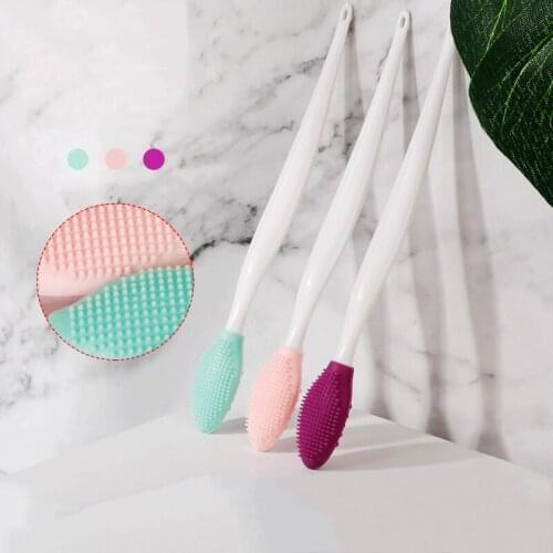Skin Care Wash Face Silicone Brush Exfoliating Nose Clean Blackhead Removal Brush Tool