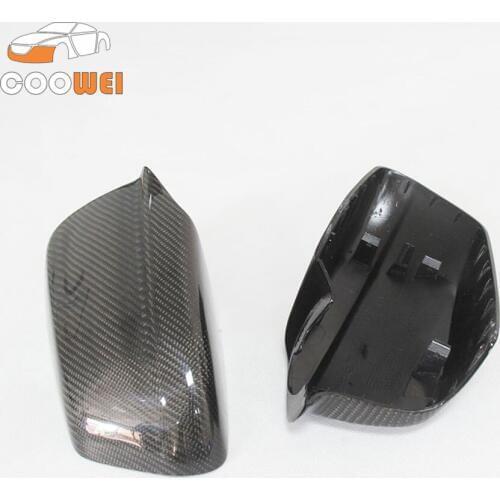 Replacement style For BMW F10 F18 Mirror 5 Series Carbon Fiber Rear View Mirror Cover F10 F18 2010-2013 520i 528i 535i 518d