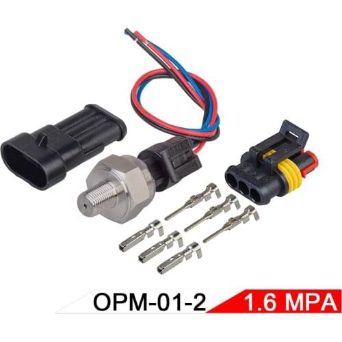 Universal Electronic oil pressure 1/8 npt sensor 0-1.6MPa oil pressure sensor OPM-01-2