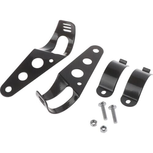 Universal Motorcycle Modified Front Headlight Mounting Braket Aluminum Front Headlight Bracket Motorcycle Parts 35mm- 43mm