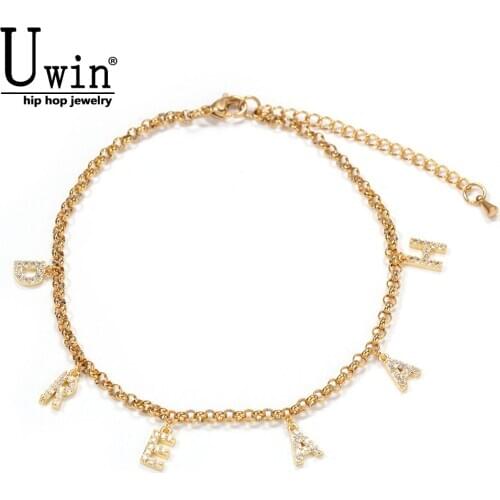 Uwin Custom Bracelet DIY Initial Name Personalized Gift Dropshipping