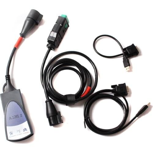 High Quality PP2000 LEXIA3 Full Chip Diagbox V7.83 V25 Sign Citroen Detector professional auto diagnostic tool pp 2000 full set