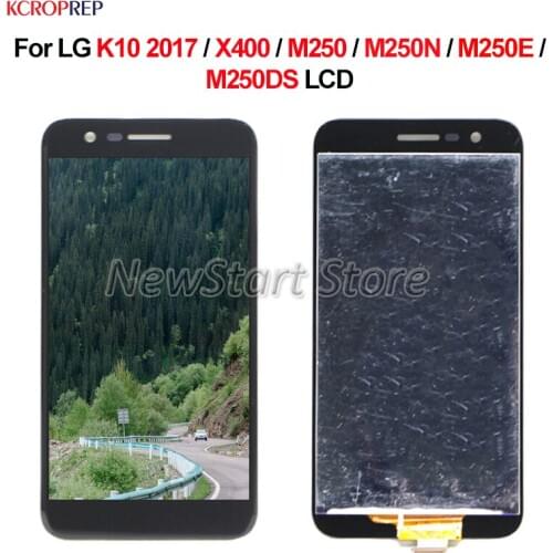 5.3" For LG K10 2017 X400 M250 M250N M250E M250DS LCD Display Touch Screen Digitizer Assembly With Frame For LG K10 2017 lcd