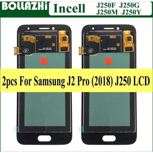 2Piece LCD Screen For Samsung J250 J2 2018 Adjust LCD Display Touch Screen Digitizer For Samsung Galaxy J2 Pro 2018 J250