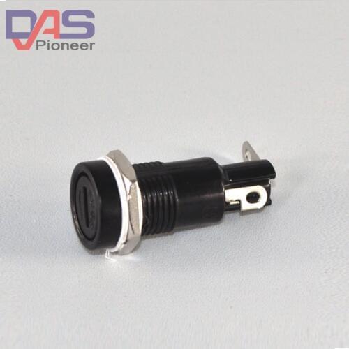 10PCS) R3-11 Fuse block fuse holder/Panel Mount block insurance Fuse holder 10A 250V for 5x20mm Fuse