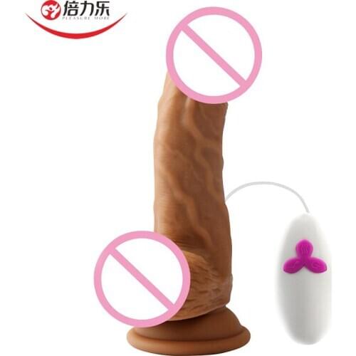 12 Modes Realistic Dildo Vibrator With Suction Cup Soft Artificial Penis Vagina Massage Masturbator Orgasm Sex Toys For Women
