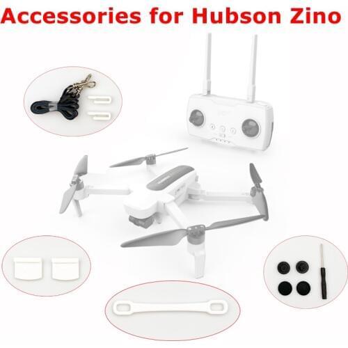 Hubson Zino H117S Accessories Remote Control Lanyard Neck Hanging Signal Extender Bracket Battery Charging Port Cover Rocker