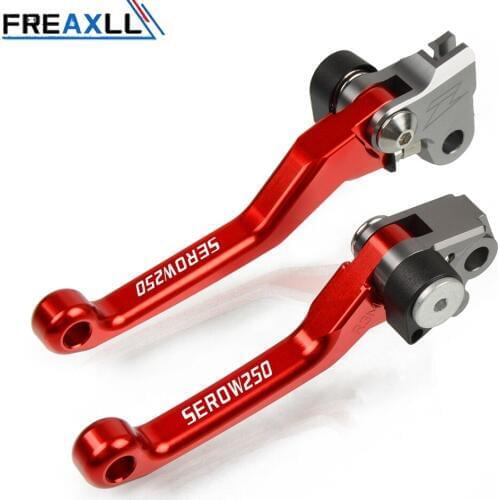 Motocross CNC Aluminum Dirt Bike Pit bike Pivot Handle Lever Brake Clutch Levers For Yamaha SEROW250 1986-2015 1989 2012 2013