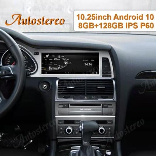 For Audi Q7 2010-2015 Android 10 8G RAM Carplay Car DVD Player GPS Navigation Auto Stereo Multimedia Player Head Unit Radio Tape