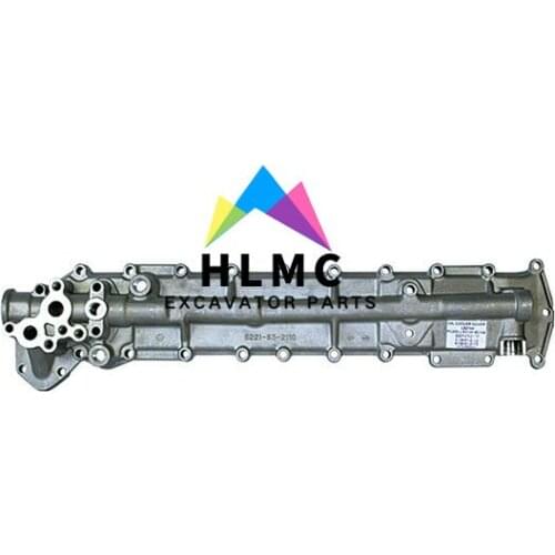 Excavator parts 6D108 OIL COOLER COVER PC300-6 6221-63-2110 6138-61-2102 diesel engine hydraulic oil cooler