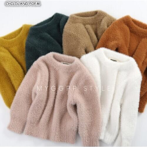 Kids Sweaters Winter Woolen Baby Sweater For Girl Boys Cardigan Toddler Girls Sweaters Super Soft Warm Baby Girl Boy Pullover