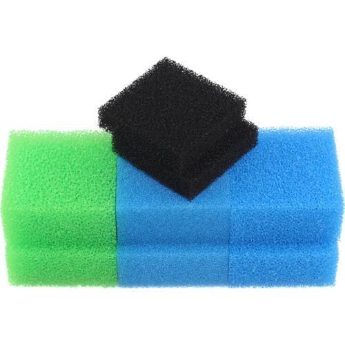 Compatible fish tank sponge filter pack for Juwel Compact / Bioflow 3.0 / M (2x Fine, 2x Coarse, 2x Nitrate, 2x Carbon)
