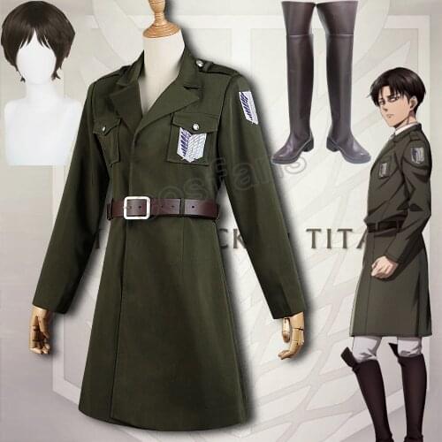 Attack on Titan Final Season Jacket Cosplay Costume Survey Corps Jacket Eren Jaeger Cosplay