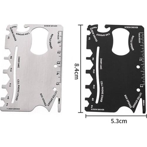 Multifunctional Credit Card Hunting Knife Outdoor Sports Camping Hiking SOS Survival Emergency Rescue Card Knife Outdoor Tools