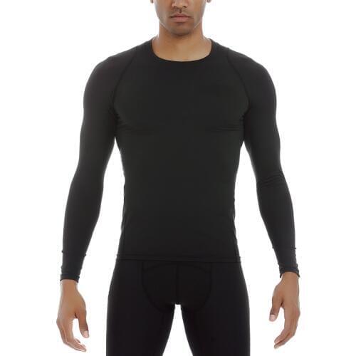 2019 Mens Compression Shirts Basketball Running Compression Training Crewneck Long-Sleeve Workout Shirts