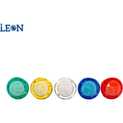 50 Pcs Arcade Button Transparent 24mm 30mm Diy Arcade Kit For Arcade Original Sanwa 24 OBSF-30 OBSC-30 OBSN-30 Sanwa Replacement