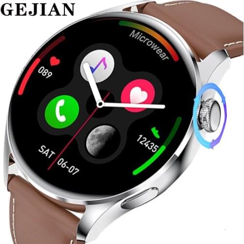 GEJIAN Bluetooth Phone Smart Watch Men IP68 Waterproof Sports Fitness Watch Health Tracker smartwatch Women For Xiaomi Huawei