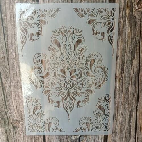 A4 Size DIY Craft Mandala Stencil for Painting on Wood,Fabric,Walls Art Scrapbooking Stamping Album Embossing Paper Cards