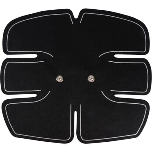EMS Abdominal Muscle Exerciser Trainer Fitness ABS Electrode Stickers Pad Body Slimming Massager Unisex Smart ABS Stimulator