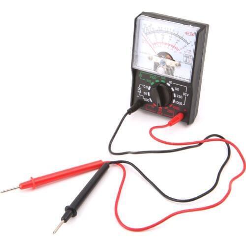 DC/AC 1000V Voltmeter 250mA Ammeter 1K Resistance Meter Analog Multimeter Tool 94PD