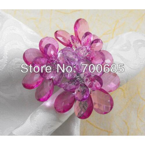 Crystal napkin rings for weddings napkin ring holder and party decoration napkin ring