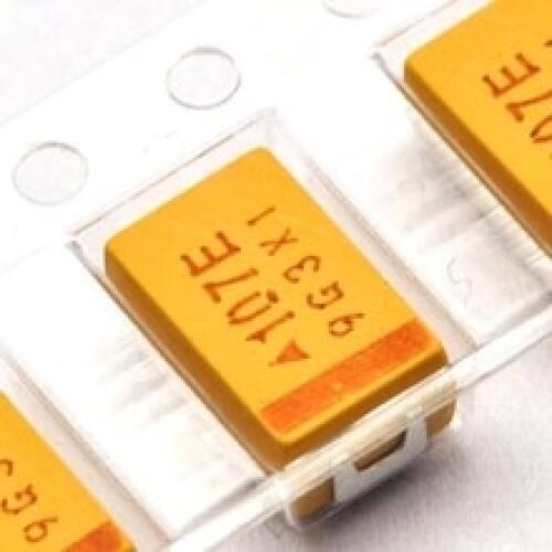 10PCS 100UF 25V 107 7343 D SMD Tantalum Capacitor
