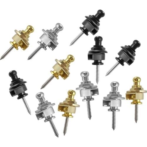 12x Guitar Safety Button For Acoustic Electric Guitar Replacement