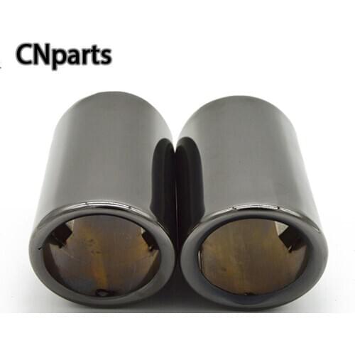 2PCS For VW Passat B7 CC 2011 2012 2013 2014 Accessories For Volkswagen CC Automobiles Car Exhaust Tip Muffler Pipe Cover