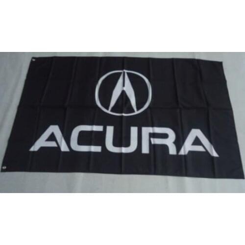 Car FlagsBlack Acura Flag Acura Race Car Banner 3X5 Banner