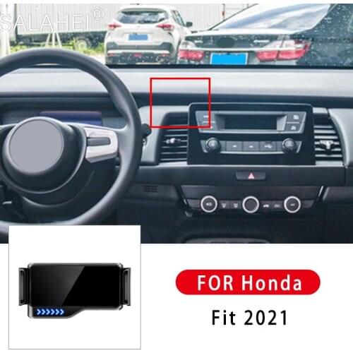 Car Induction Car Smartphone Phone Holder For Honda Fit 2021 New Style Magnetic Phone Stand Suitable For iPhone Samsung Xiaomi